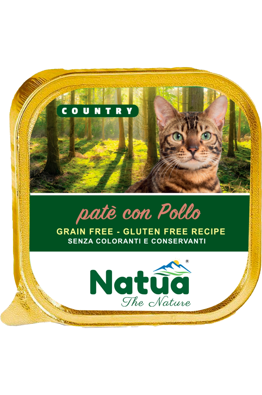 Natua Cat Country Pollo 100g Vaschetta Natua Cat Country Pollo 100g Vaschetta